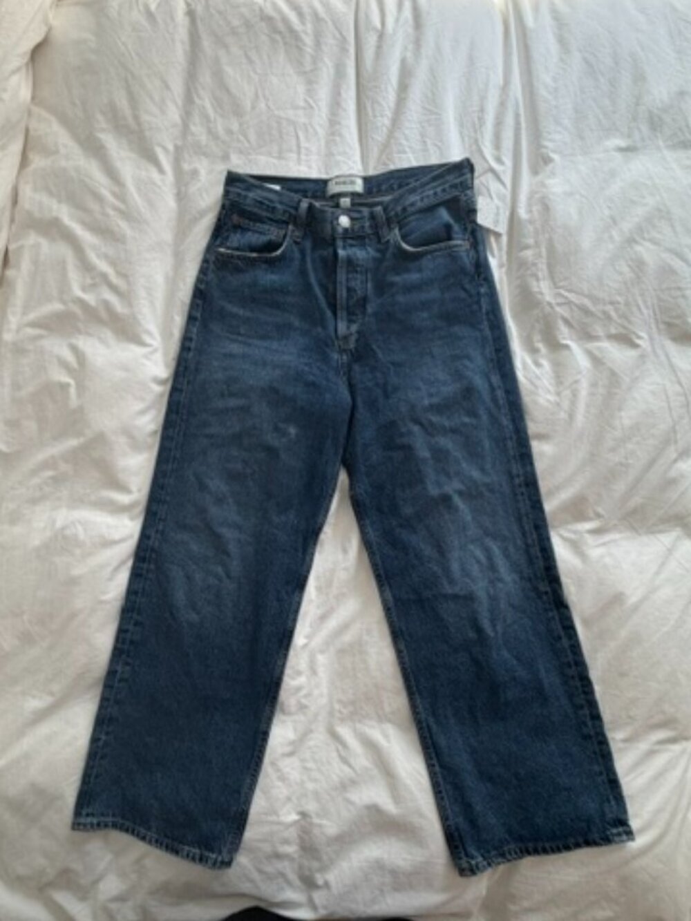 NWT Sold Out AGOLDE Ren High-Rise Wide-Leg Jeans Size 27 - Picture 4 of 7